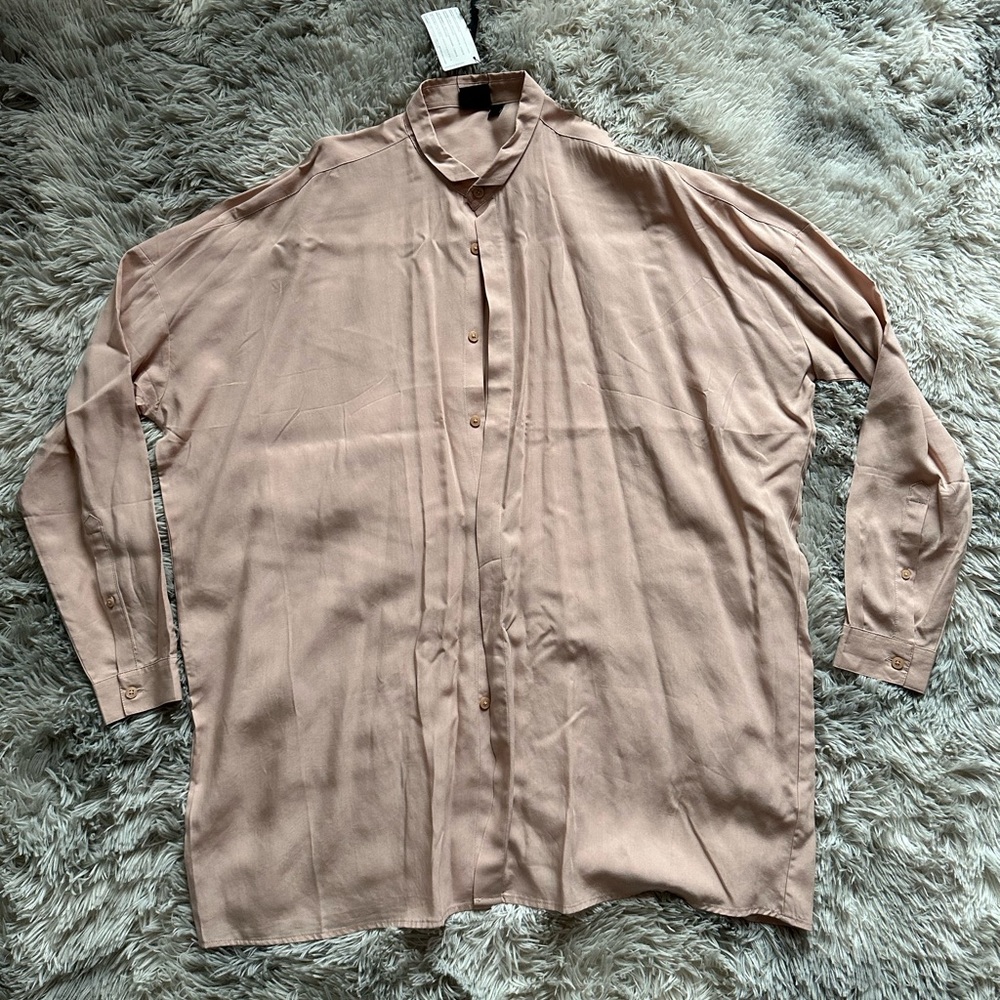 Long button down shirt